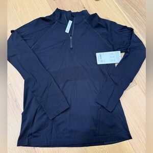 Athleta Black Half-Zip Pullover